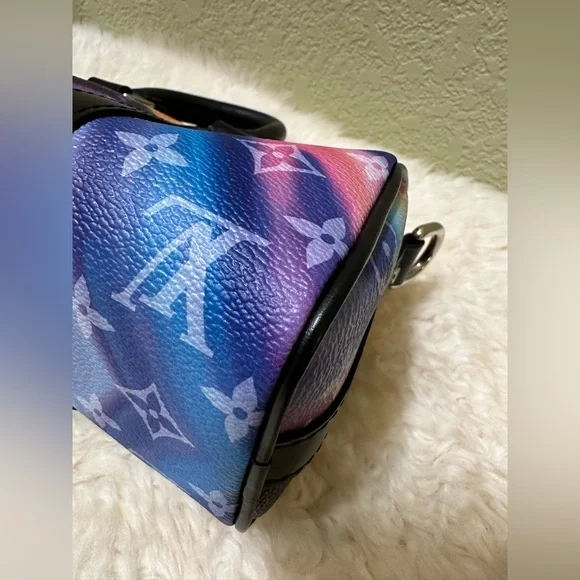 Louis Vuitton Keepall XS Sunset Monogram Canvas Bandouliere Bag Virgil Limited - Picture 7 of 15